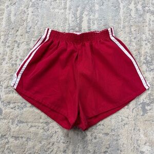 Vintage Augusta Sportswear Red Athletic Gym Shorts 1980 Size Small
